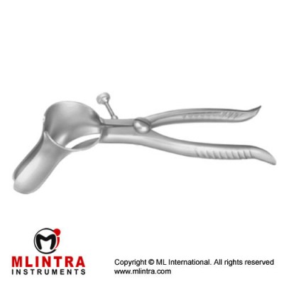 Pratt Rectal Speculum Stainless Steel, 20.5 cm - 8" Blade Size 80 x 25 mm